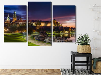 Ljuddämpande tavla - Wawel royal castle at sunrise