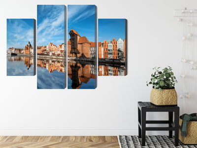 Ljuddämpande tavla - Panorama of gdansk