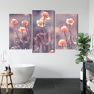 Ljuddämpande tavla - Spring 3d flowers