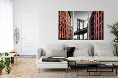 Ljuddämpande tavla - Manhattan bridge view