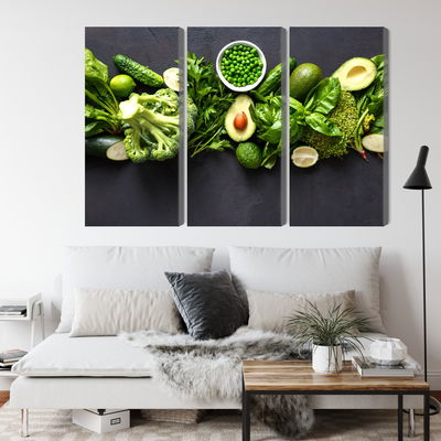 Ljuddämpande tavla - Green vegetables