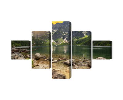 Ljuddämpande tavla - Morskie oko in tatra