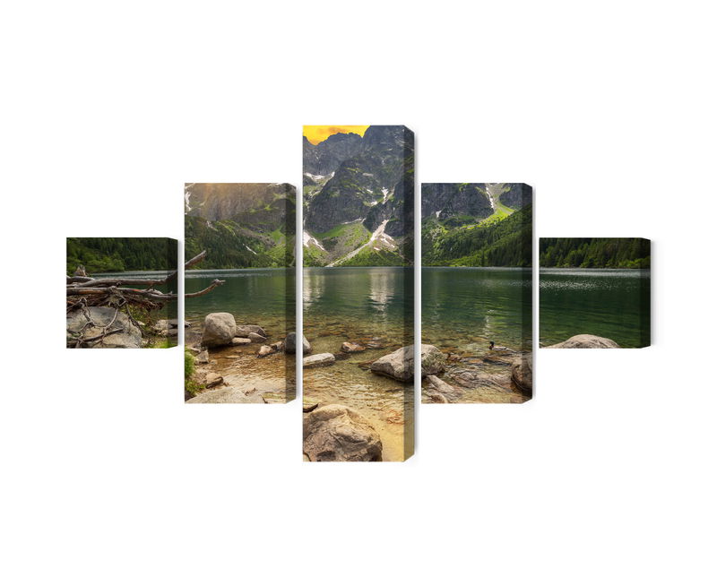 Ljuddämpande tavla - Morskie oko in tatra