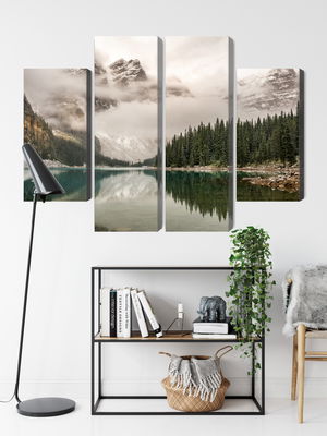 Ljuddämpande tavla - Moraine Lake in banff