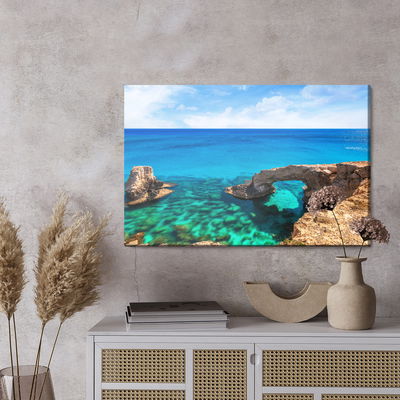 Ljuddämpande tavla - Sea rock bridge