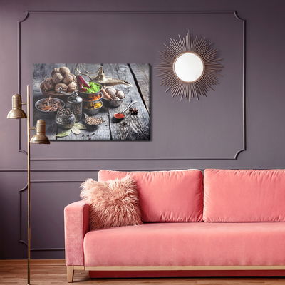 Ljuddämpande tavla - Spices with nuts