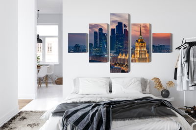 Ljuddämpande tavla - Aerial view of the moscow