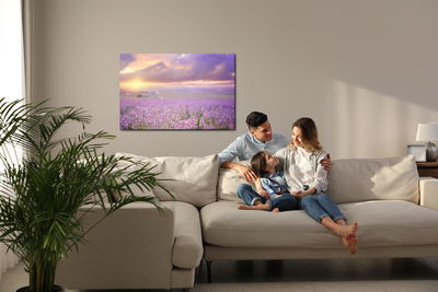 Ljuddämpande tavla - Beautiful lavender 3d