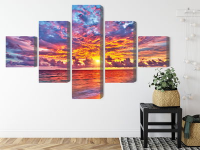 Ljuddämpande tavla - Picturesque sunset