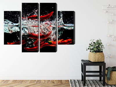 Ljuddämpande tavla - Chili in water