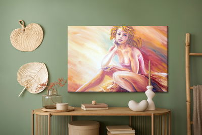 Ljuddämpande tavla - Painted dancer