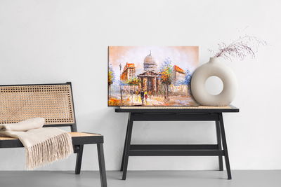 Ljuddämpande tavla - Paris streets as painted