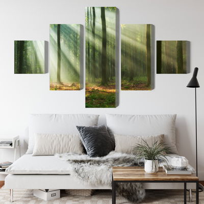 Ljuddämpande tavla - Forest landscape