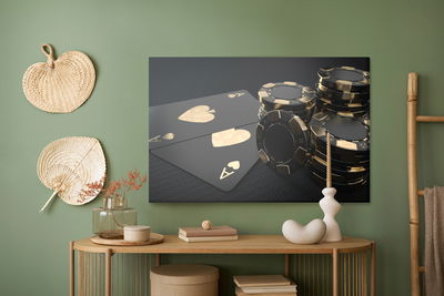 Ljuddämpande tavla - Black chips