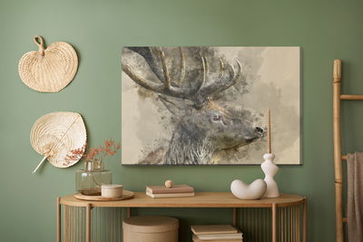 Ljuddämpande tavla - Majestic deer