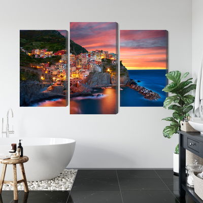 Ljuddämpande tavla - Manarola city in Italy