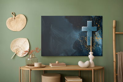 Ljuddämpande tavla - Latin cross