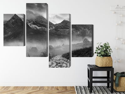 Ljuddämpande tavla - Hala gasienicowa in black