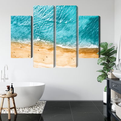 Ljuddämpande tavla - Aerial view of the ocean