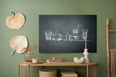 Ljuddämpande tavla - A set of cups