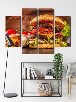 Ljuddämpande tavla - Homemade hamburger