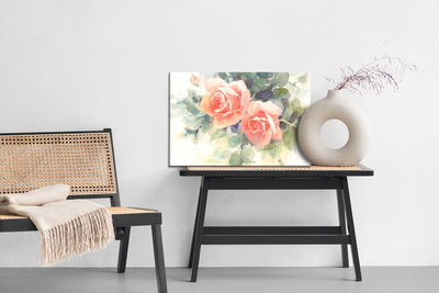 Ljuddämpande tavla - Beautiful colorful roses