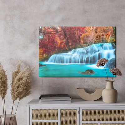 Ljuddämpande tavla - Autumn waterfall in thailand