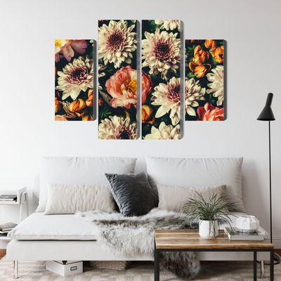 Ljuddämpande tavla - Variety of colorful 3d