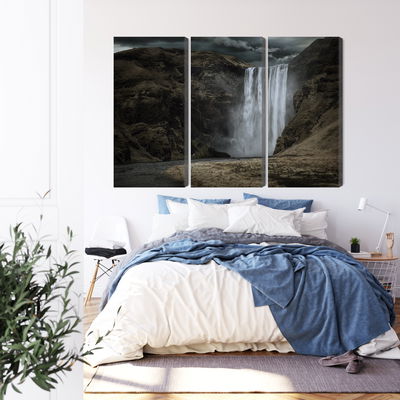 Ljuddämpande tavla - The majestic skogafoss