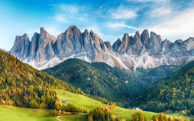 Ljuddämpande tavla - Dolomites mountain range