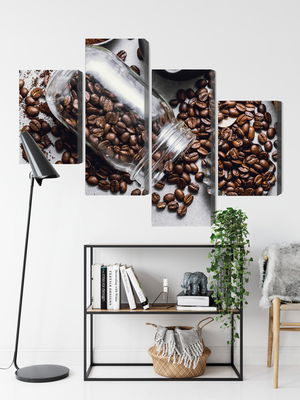 Ljuddämpande tavla - Ingredients for making coffee