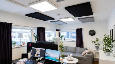 Ljudabsorbering till tak - PES ceiling