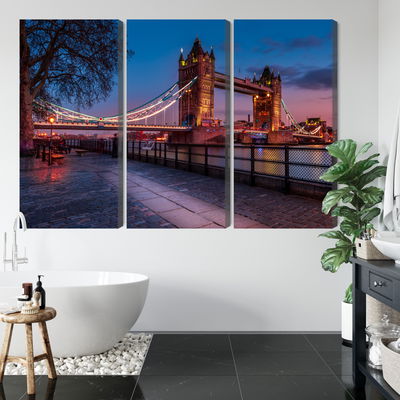 Ljuddämpande tavla - Tower bridge in London