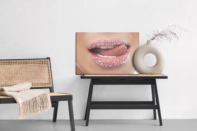 Ljuddämpande tavla - Sweet lips