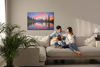 Ljuddämpande tavla - Tipsoo lake, Usa