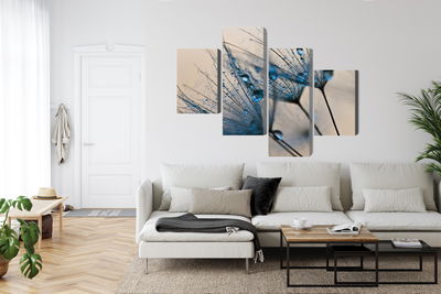 Ljuddämpande tavla - Dandelions with water