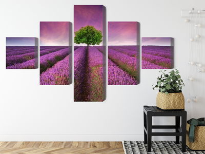 Ljuddämpande tavla - A tree in the middle of a 3d