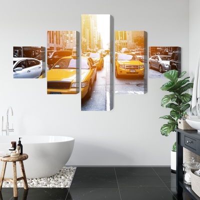 Ljuddämpande tavla - Taxi in the sunshine nyc
