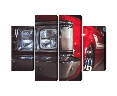 Ljuddämpande tavla - Headlight on an old car