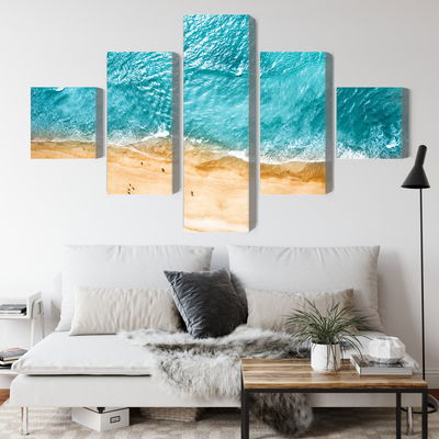 Ljuddämpande tavla - Aerial view of the ocean