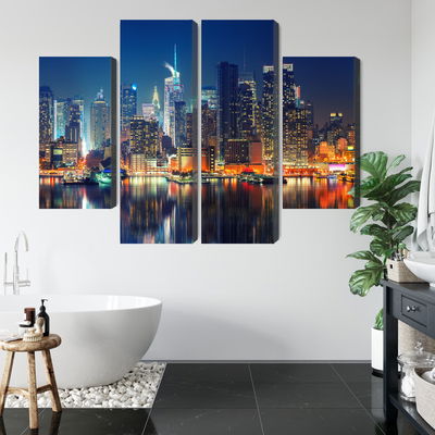 Ljuddämpande tavla - Panoramic view of manhattan