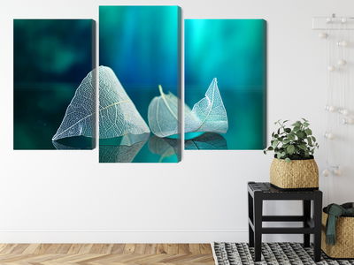 Ljuddämpande tavla - Delicate leaves close up