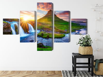 Ljuddämpande tavla - View of the kirkjufellsfoss