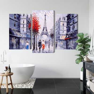 Ljuddämpande tavla - The view of the Paris street