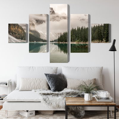 Ljuddämpande tavla - Moraine Lake in banff