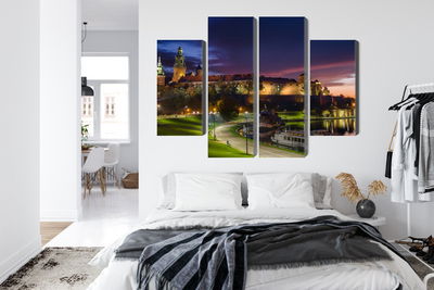 Ljuddämpande tavla - Wawel royal castle at sunrise