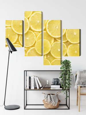 Ljuddämpande tavla - Lemon slices