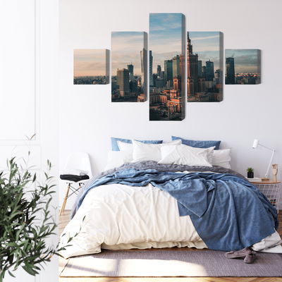 Ljuddämpande tavla - Warsaw and the view