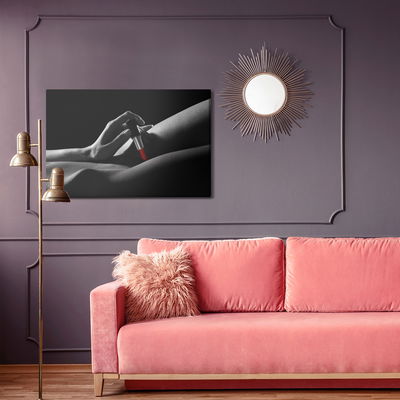 Ljuddämpande tavla - Woman with lipstick