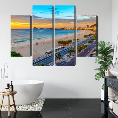 Ljuddämpande tavla - Sunrise view of copacabana